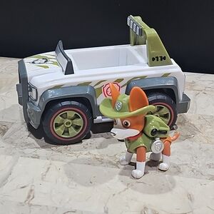Paw Patrol Jungle Rescue Vehicle with Tracker‎ - Green and White